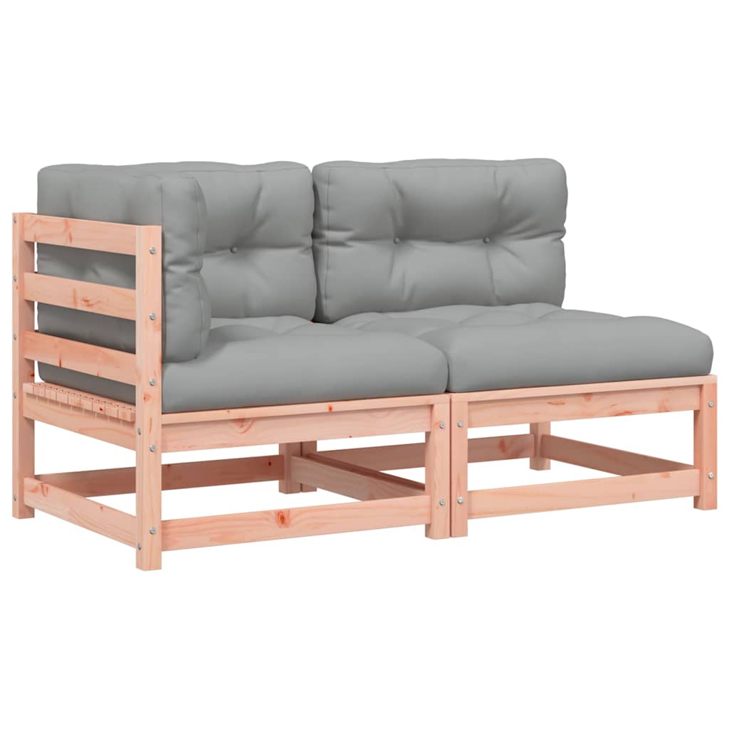 Maison Exclusive - Gartensofa Mit Kissen 2-sitzer Massivholz Doug