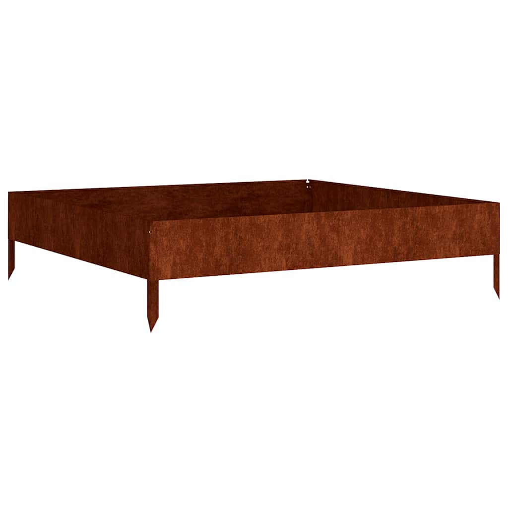Maison Exclusive - Hochbeet 100x100x26 Cm Cortenstahl