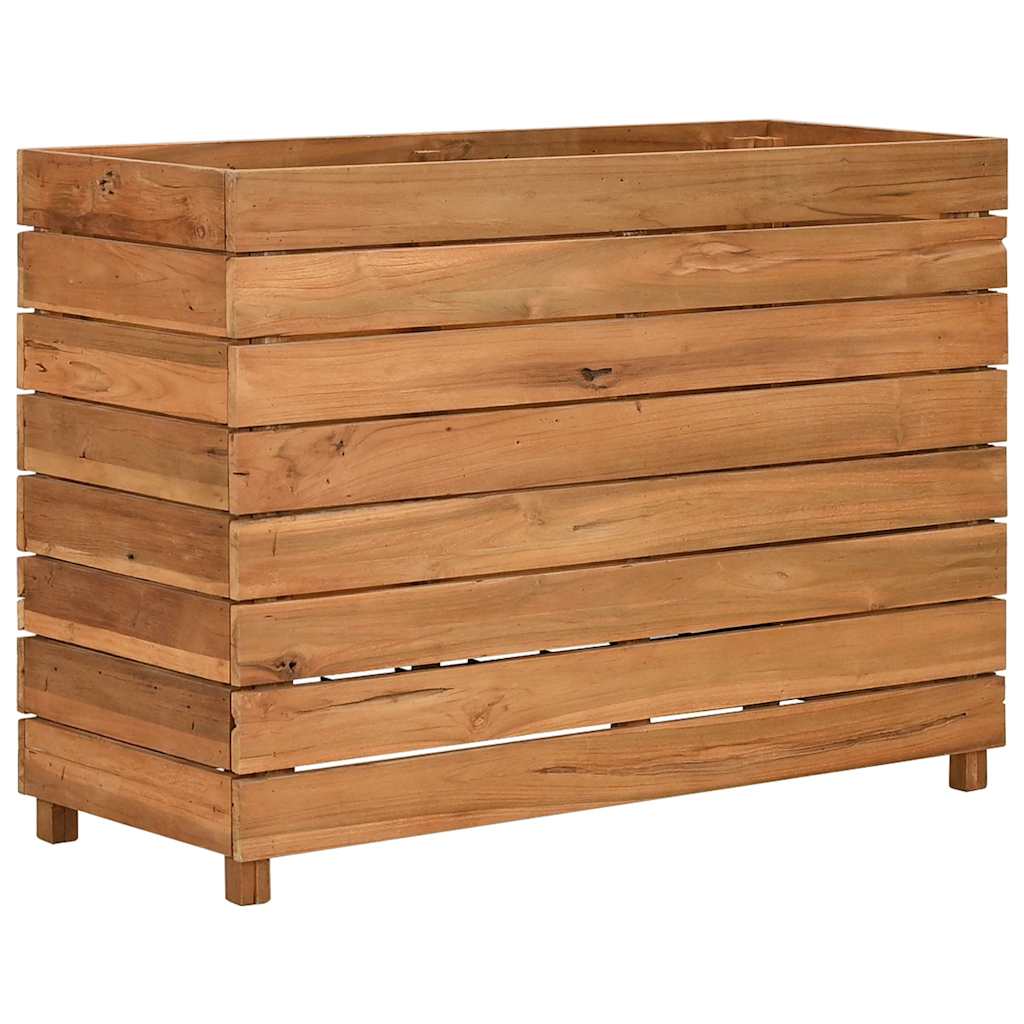 Maison Exclusive - Hochbeet 100x40x72 Cm Teak Altholz Und Stahl