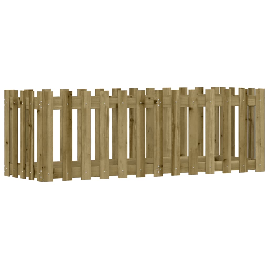 Maison Exclusive - Hochbeet Lattenzaun-design 150x50x50 Cm Kiefer