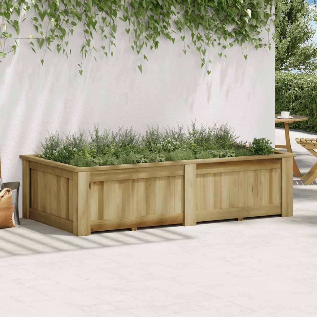 Maison Exclusive - Hochbeet 196 X 100 X 50 Cm Kiefernholz Imprägn