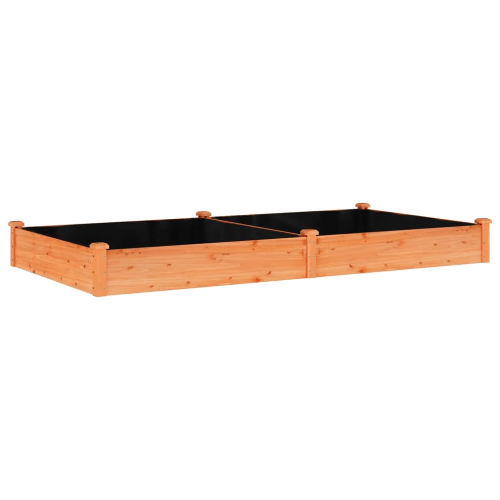 Maison Exclusive - Hochbeet Mit Einsatz Braun 240x120x25 Cm Massi
