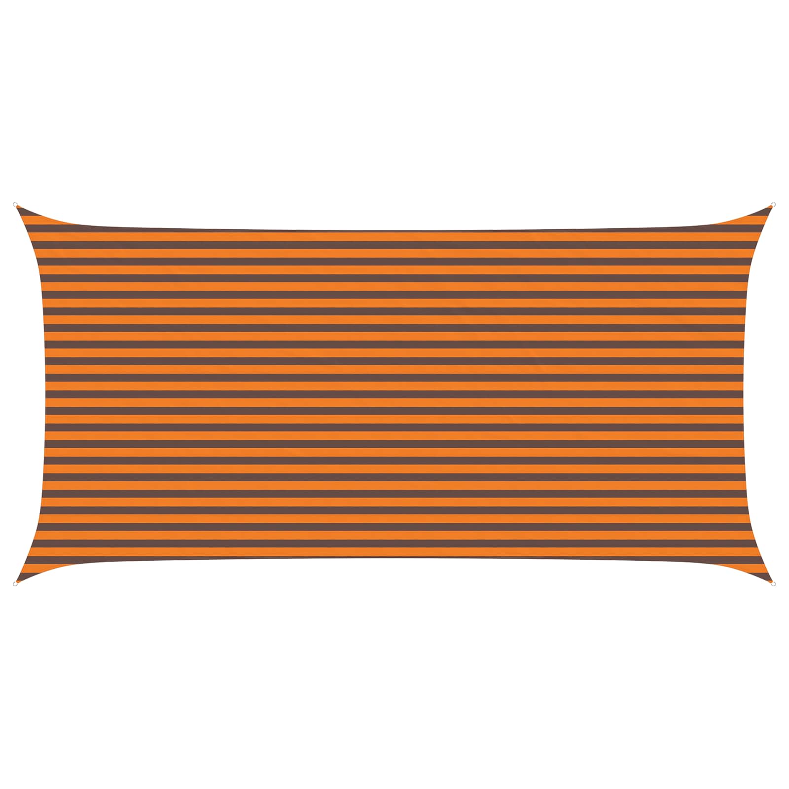 Maison Exclusive - Sonnensegel Orange Und Braun 6 X 3 M 100 % Pol