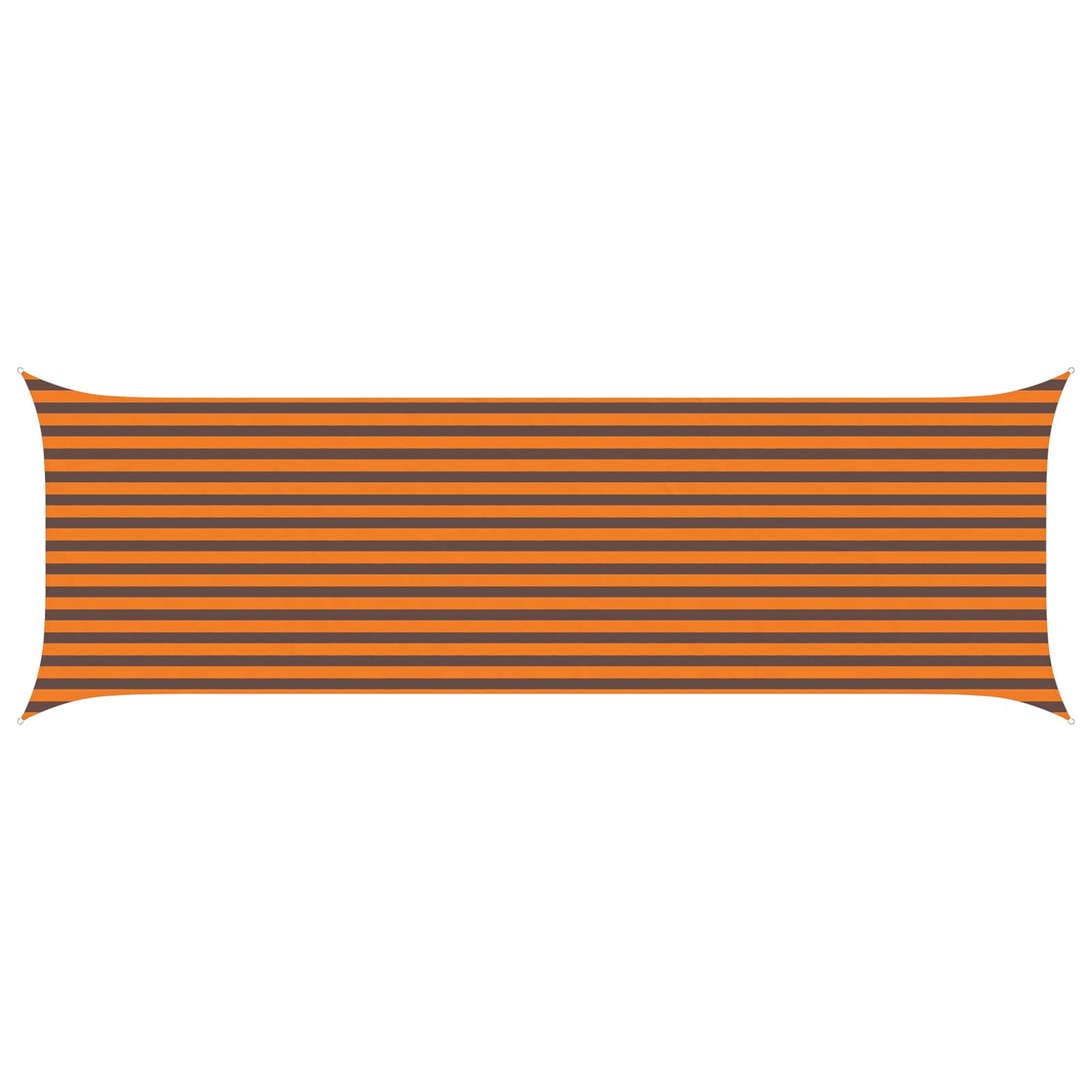 Maison Exclusive - Sonnensegel Orange Und Braun 6 X 2 M 100 % Pol