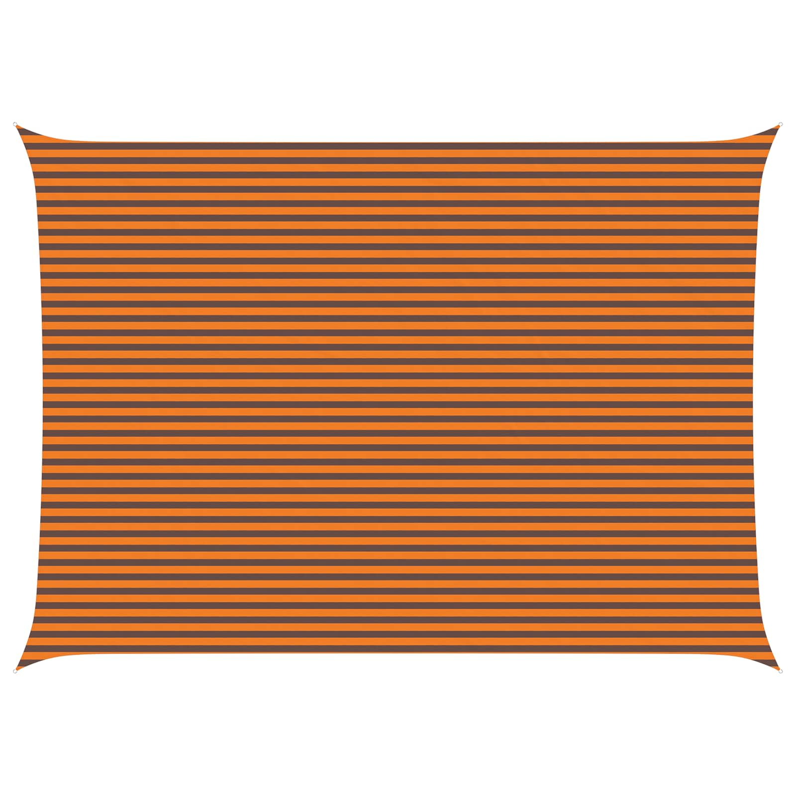 Maison Exclusive - Sonnensegel Orange Und Braun 7 X 5 M 100 % Pol