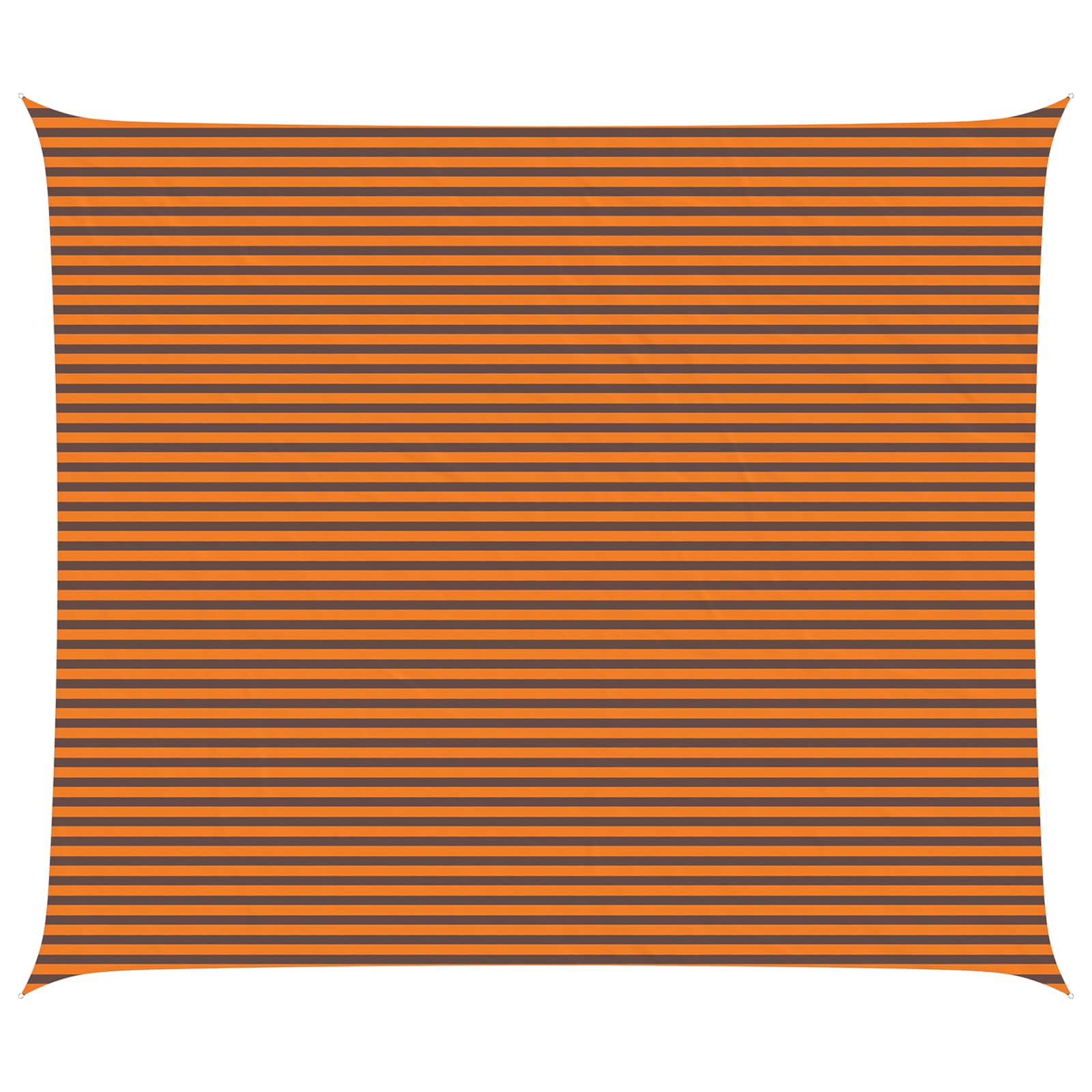 Maison Exclusive - Sonnensegel Orange Und Braun 7 X 6 M 100 % Pol