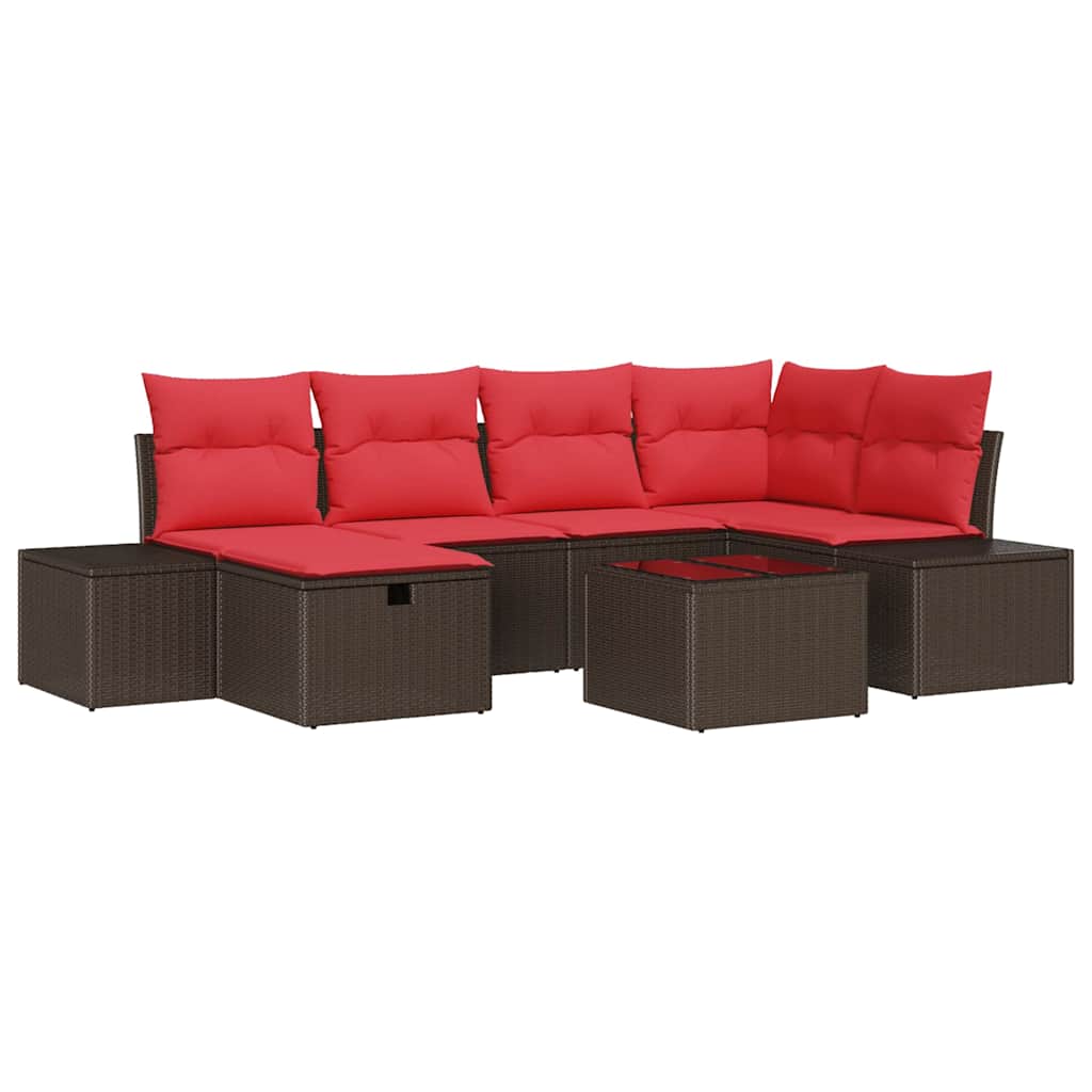 Maison Exclusive - Sofa Set 3 Stk. Poly-rattan