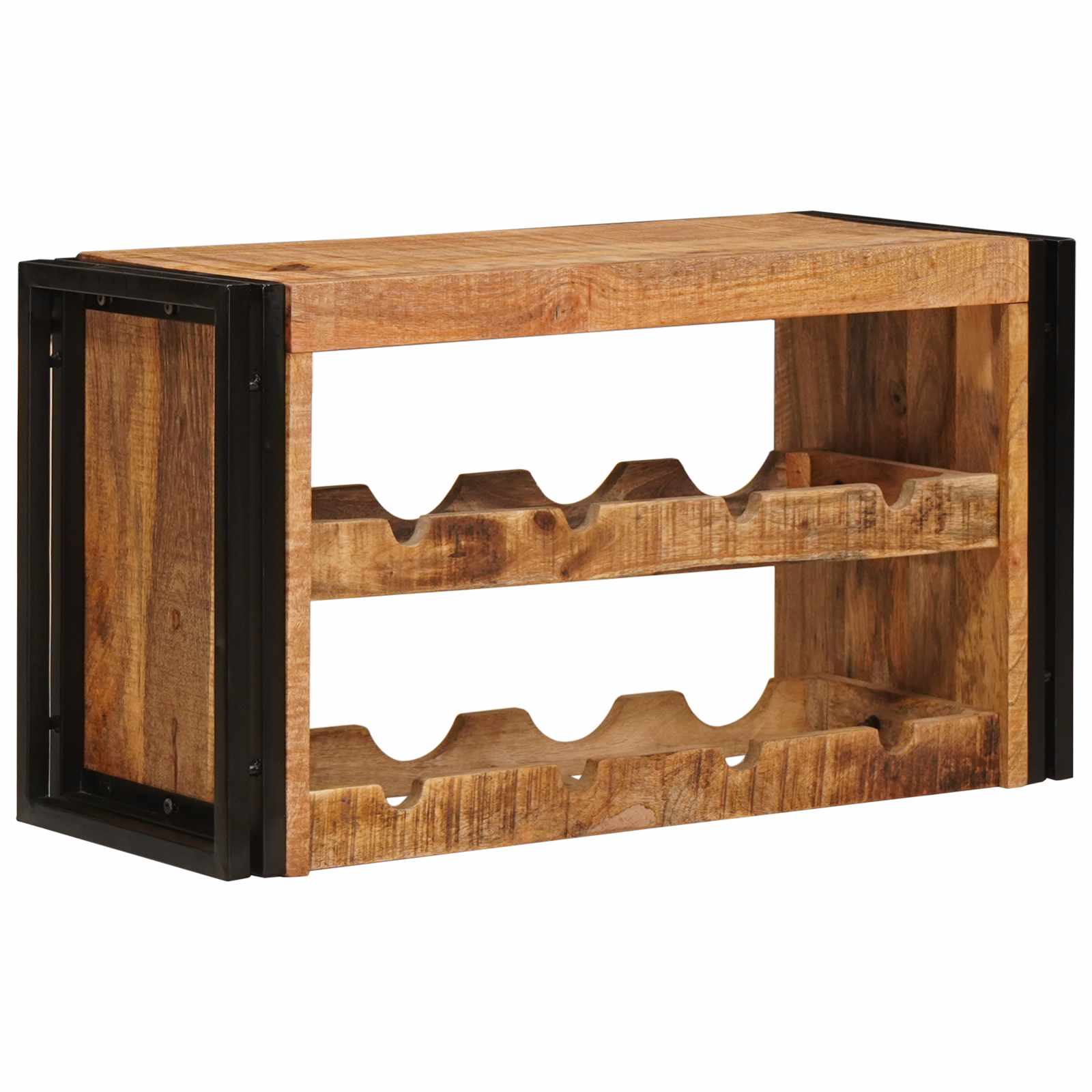 Maison Exclusive - Weinregal Braun 80 X 45 X 33 Cm Massives Grobe