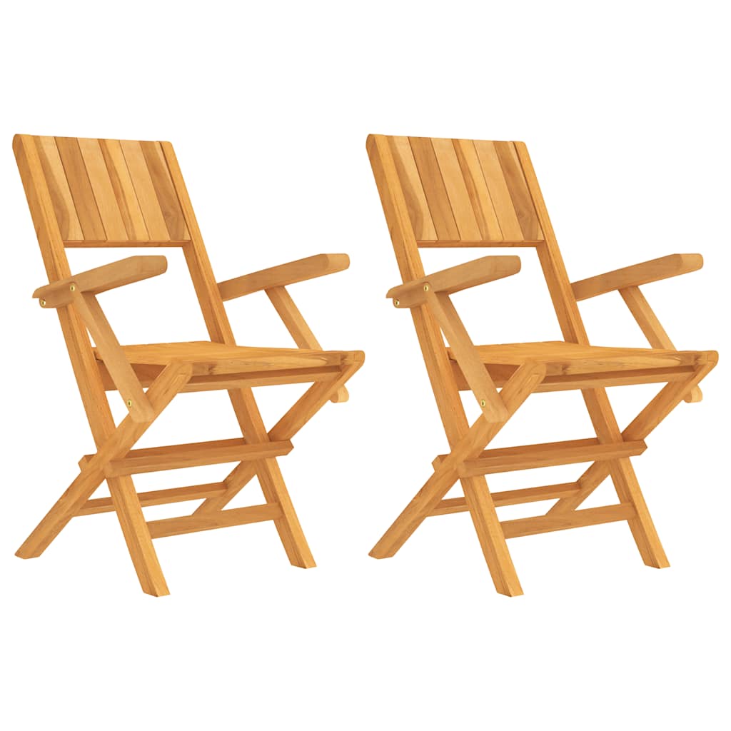 Maison Exclusive - Klappstühle, 2 Stück, 55 X 61 X 90 Cm, Massivh