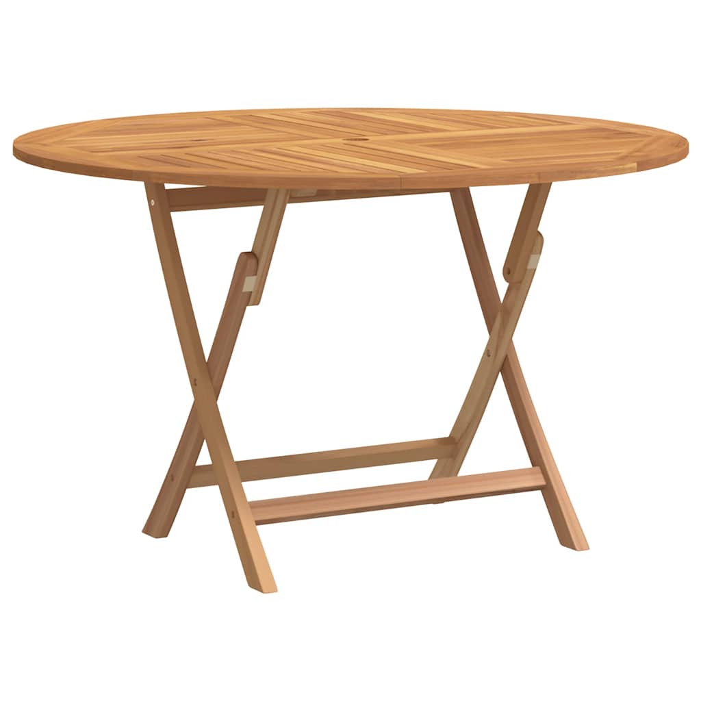 Maison Exclusive - Gartentisch Klappbar Ø 110x75 Cm Massivholz Te