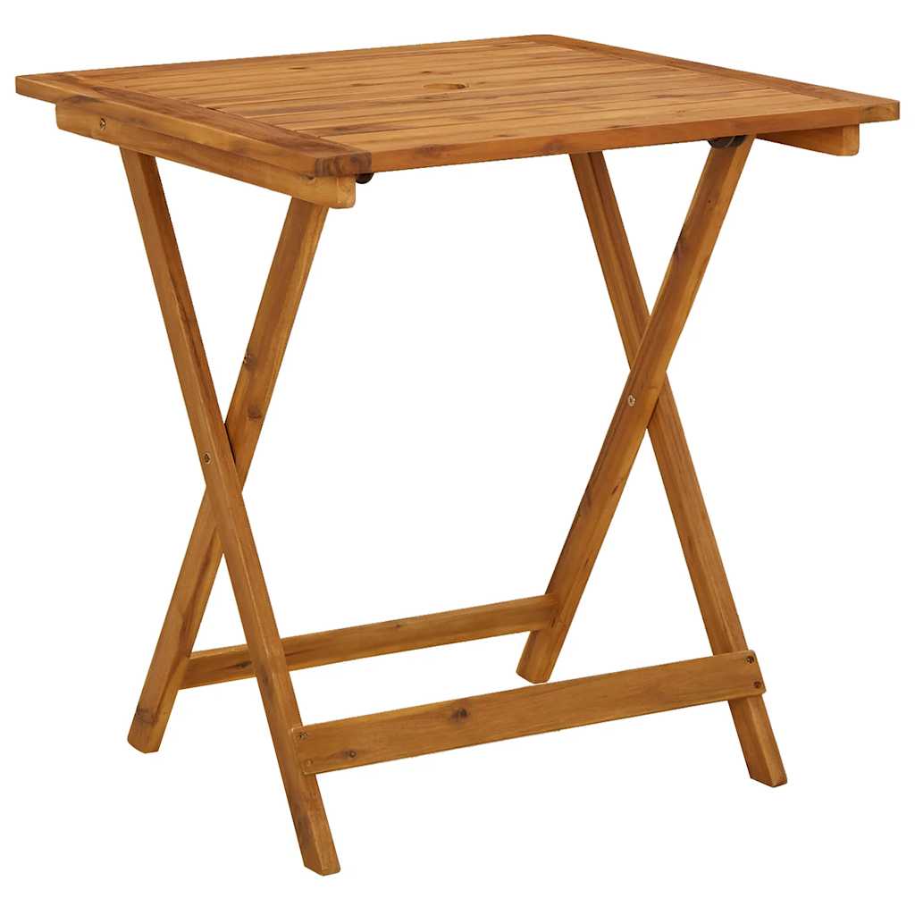 Maison Exclusive - Gartentisch Klappbar 70x70x75 Cm Massivholz Ak