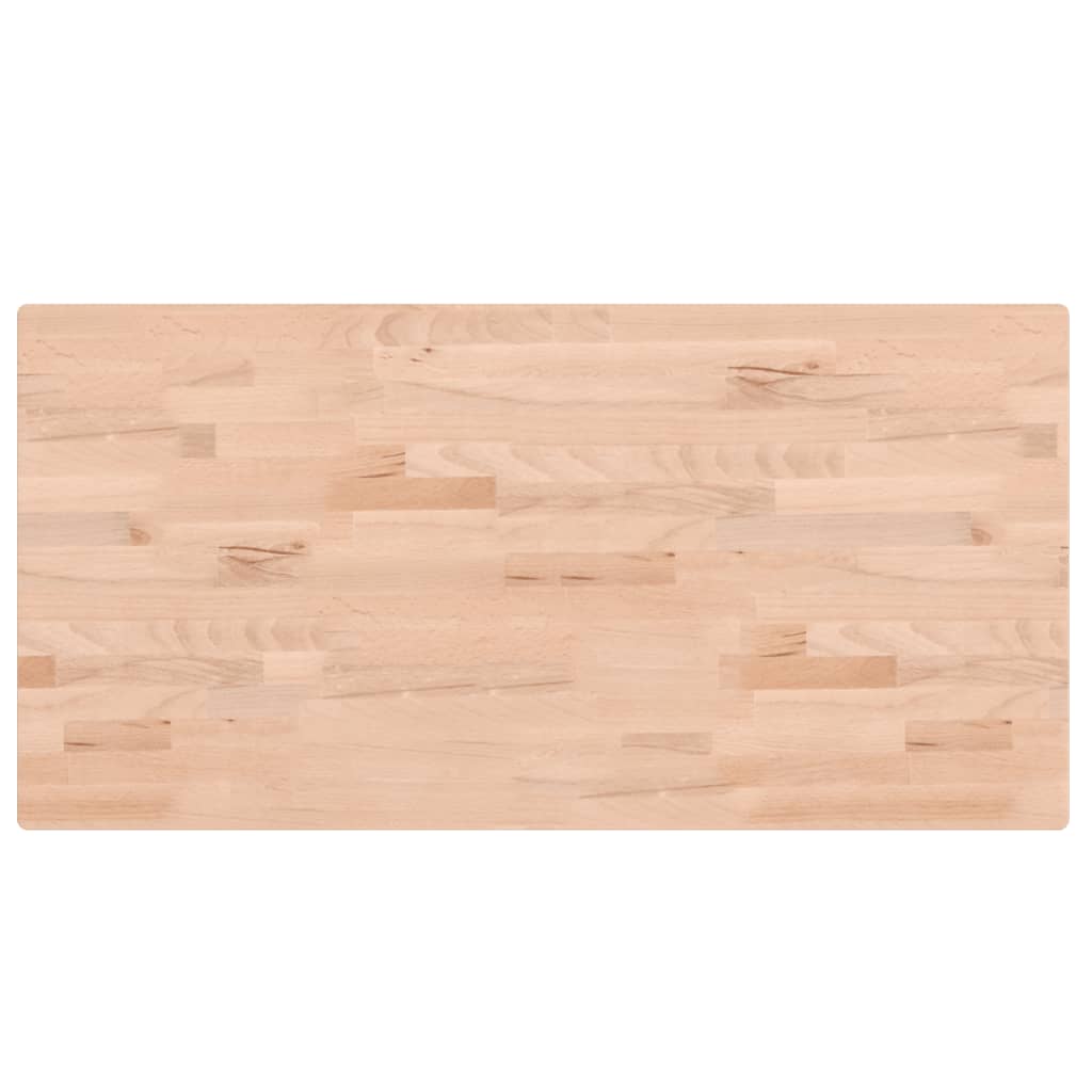 Maison Exclusive - Waschtischplatte 100x50x2,5 Cm Massivholz Buch