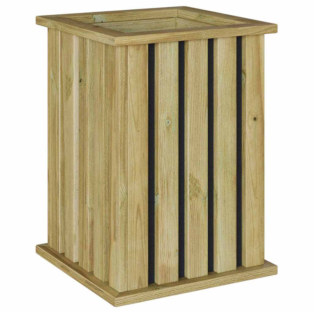 Maison Exclusive - Pflanzkästen Braun 33 X 33 X 45 Cm Imprägniert