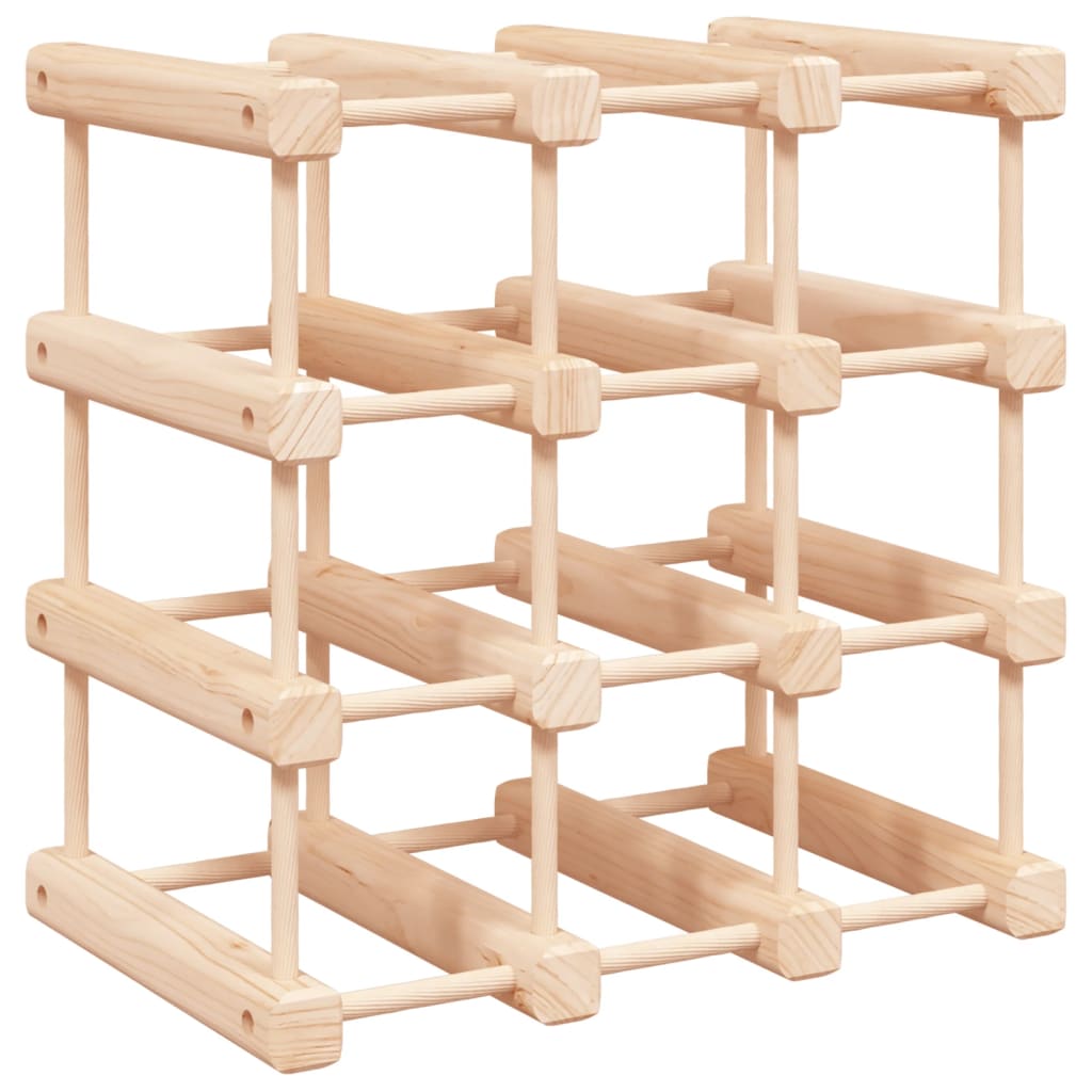 Maison Exclusive - Weinregal Für 12 Flaschen 36x23x36 Cm Massivho