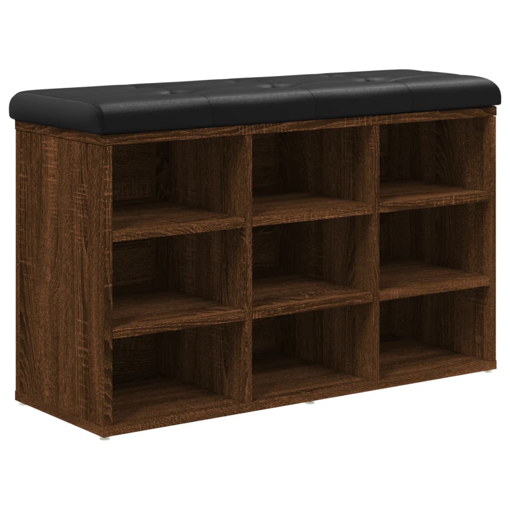 Maison Exclusive - Schuhbank Braun Eichen-optik 82x32x50 Cm Holzw