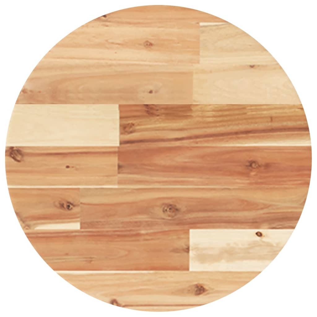Maison Exclusive - Tischplatte Rund Ø40x4 Cm Massivholz Akazie