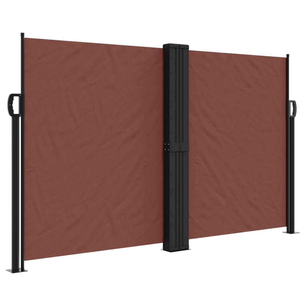 Maison Exclusive - Seitenmarkise Ausziehbar Braun 140x1200 Cm