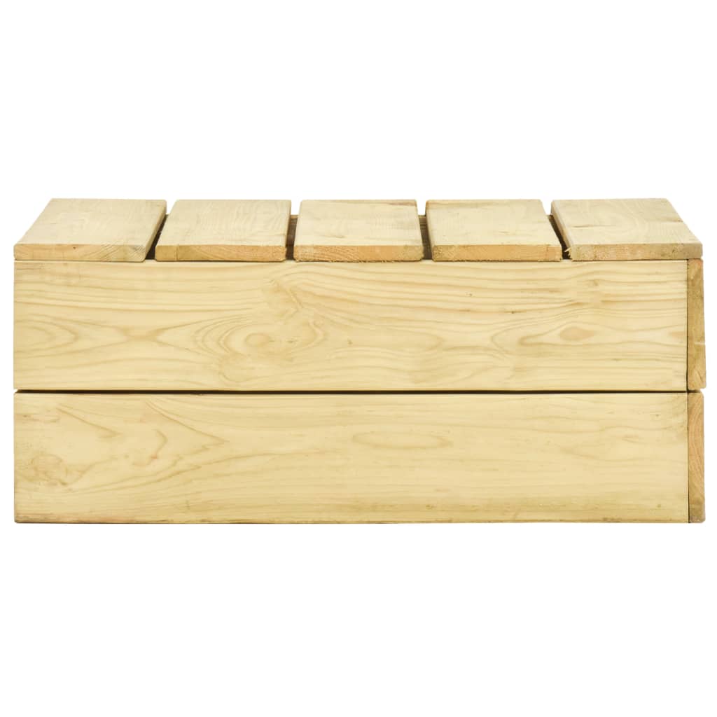 Maison Exclusive - Gartentisch 75x75x31 Cm Kiefernholz Imprägnier