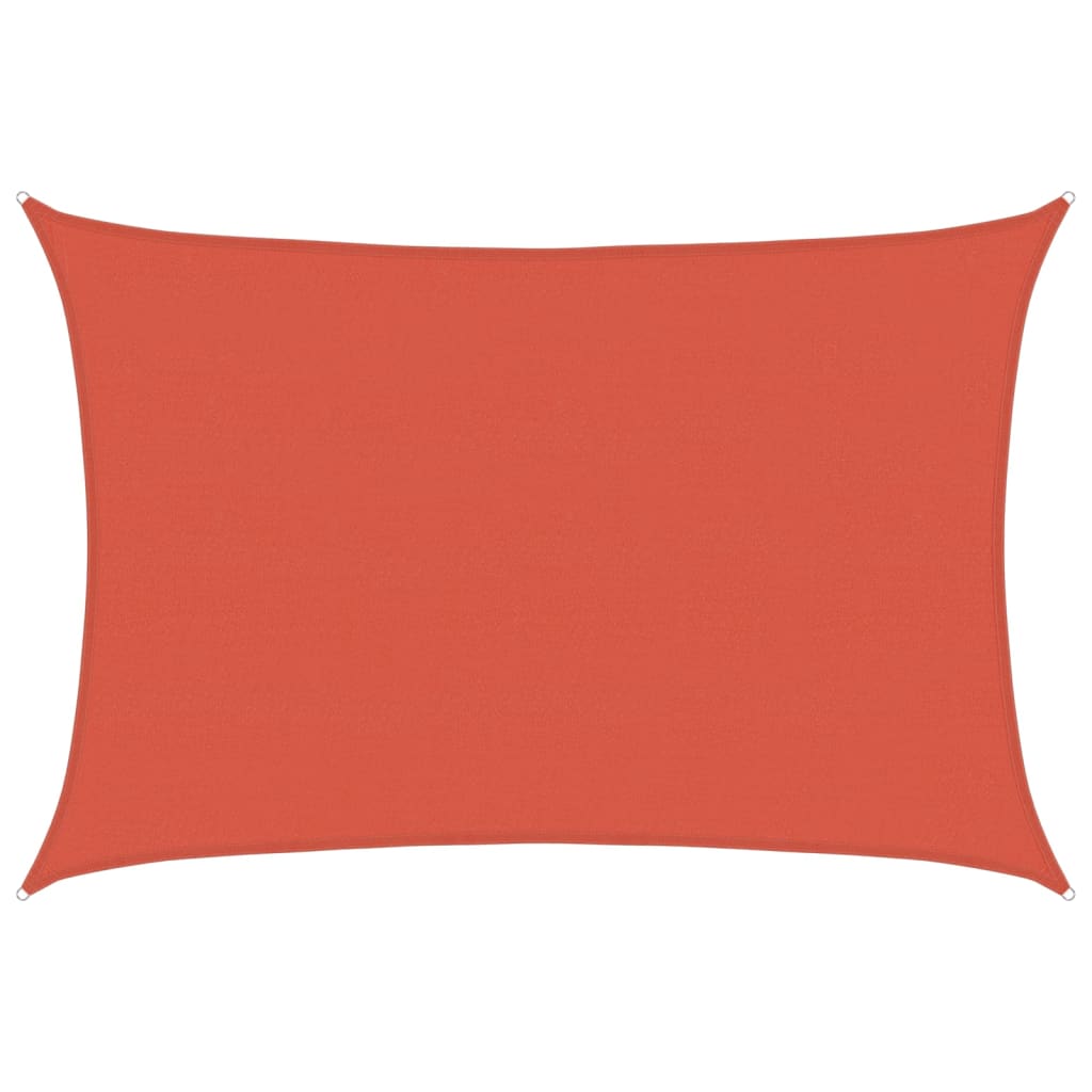 Maison Exclusive - Sonnensegel 160 G/m² Terrakottarot 5x6 M Hdpe