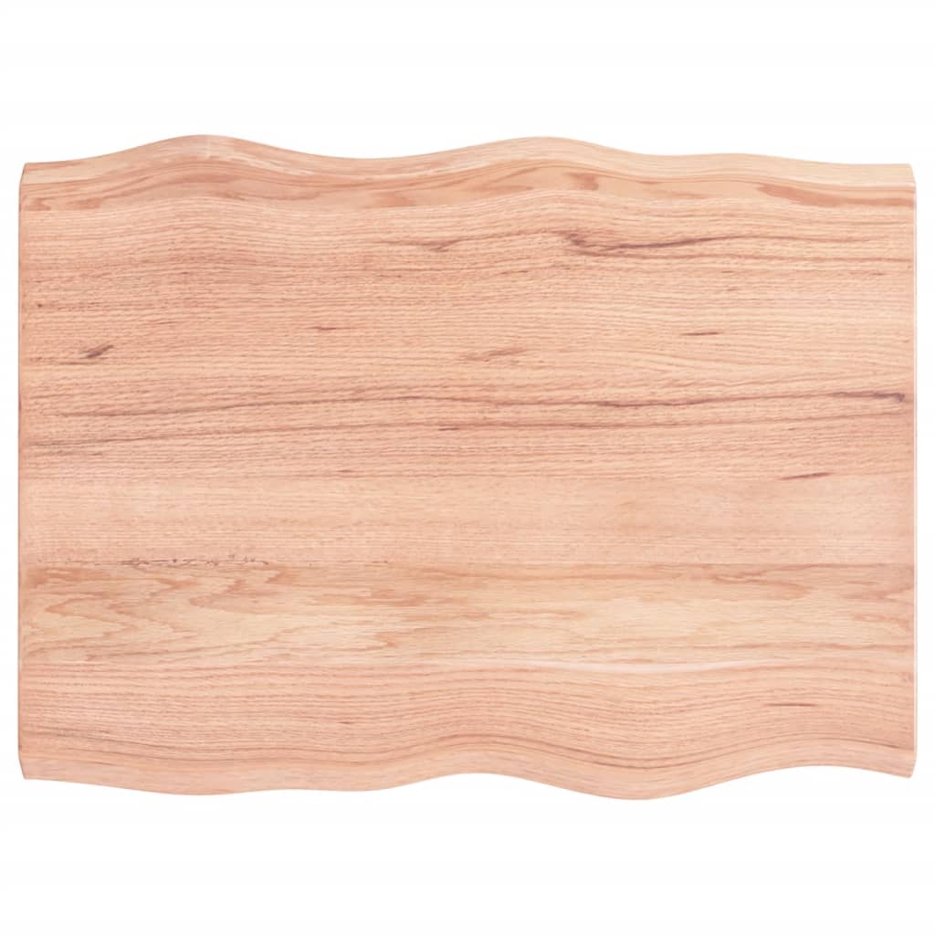 Maison Exclusive - Tischplatte 80x60x(2-4) Cm Massivholz Behandel