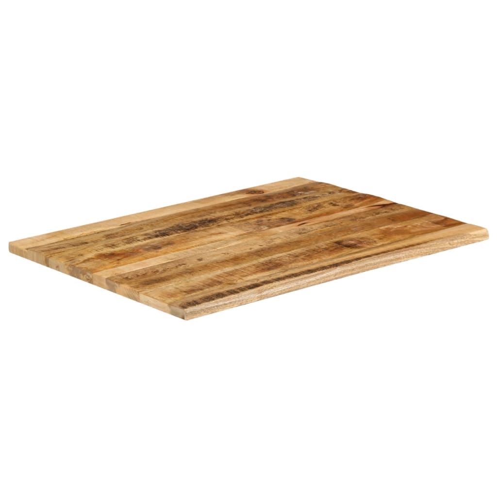 Maison Exclusive - Tischplatte 100x80x2,5 Cm Baumkante Massivholz