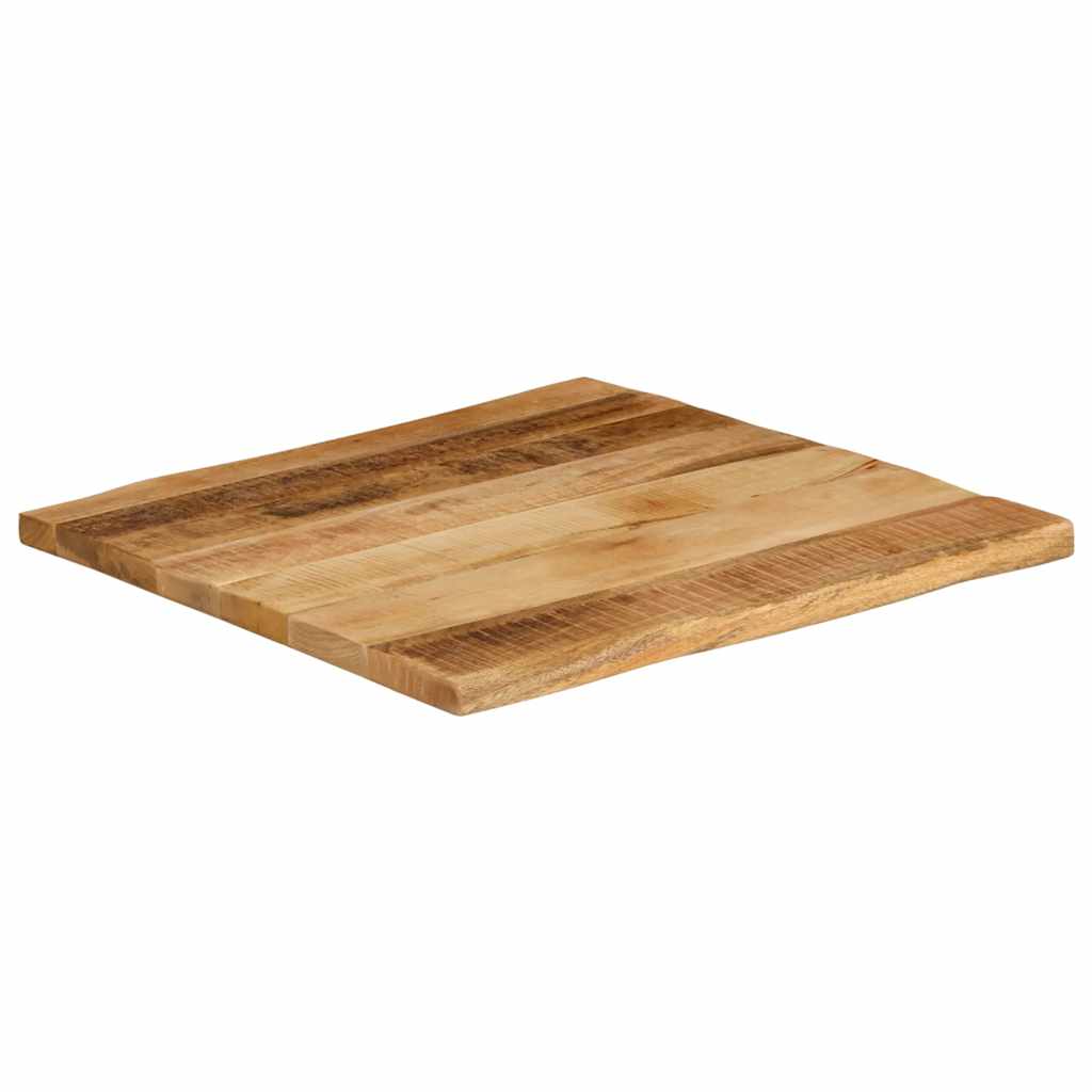 Maison Exclusive - Tischplatte Mit Baumkante 40x40x3,8 Cm Raues M