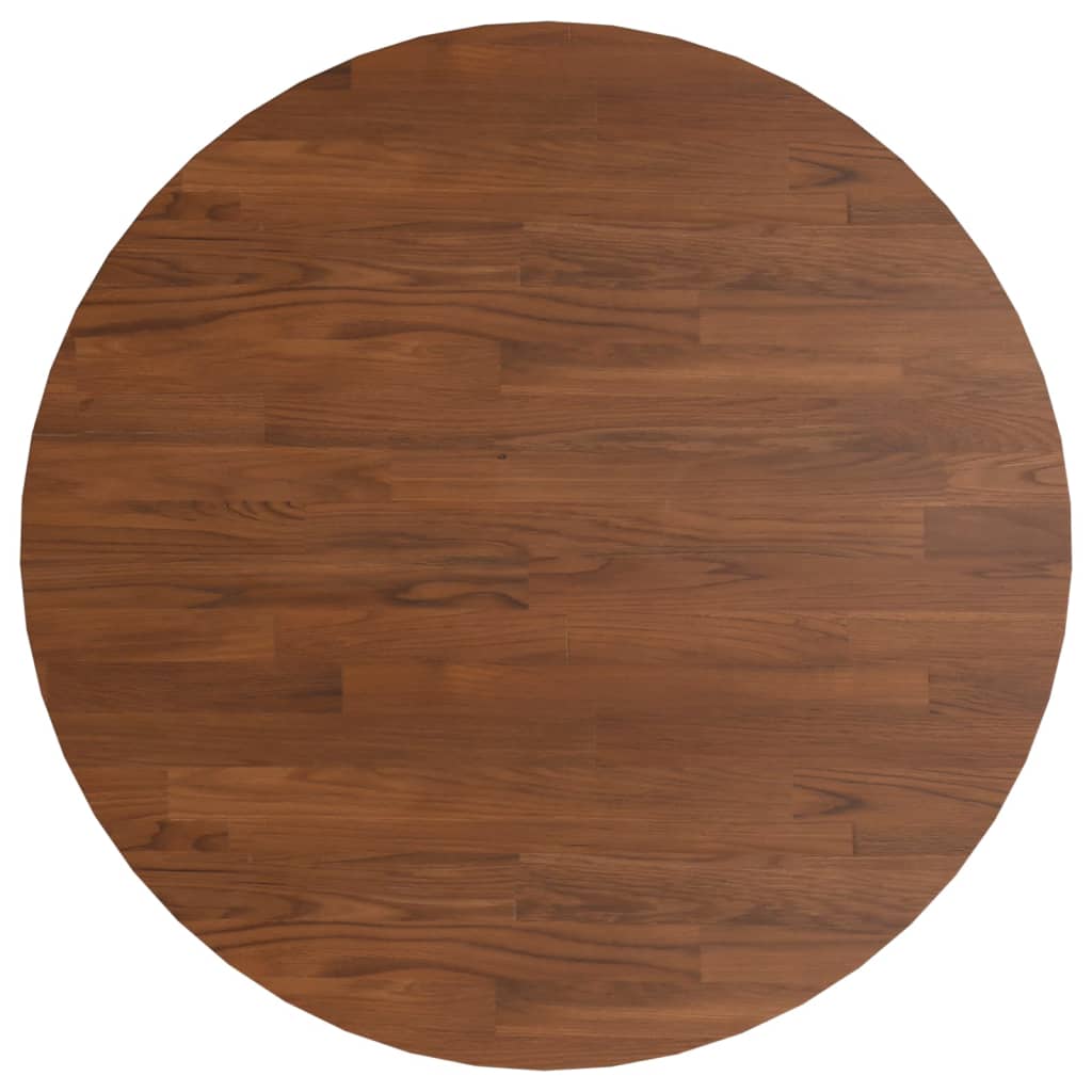 Maison Exclusive - Runde Tischplatte Dunkelbraun Ø50x1,5 Cm Behan
