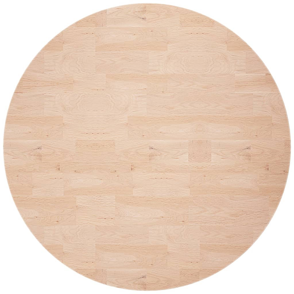 Maison Exclusive - Runde Tischplatte Ø60x2,5 Cm Unbehandeltes Mas