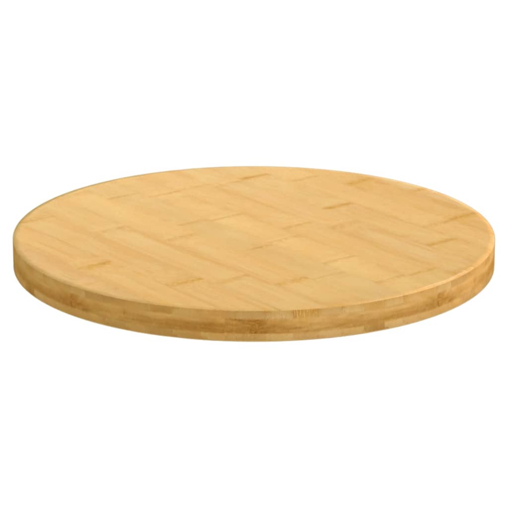 Maison Exclusive - Tischplatte Ø30x2,5 Cm Bambus