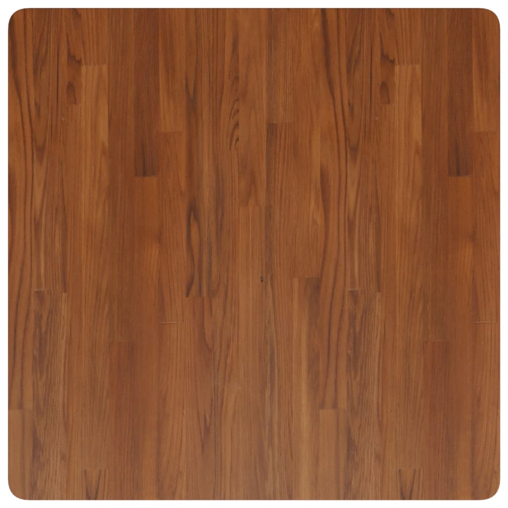 Maison Exclusive - Tischplatte Quadratisch Dunkelbraun 80x80x1,5c