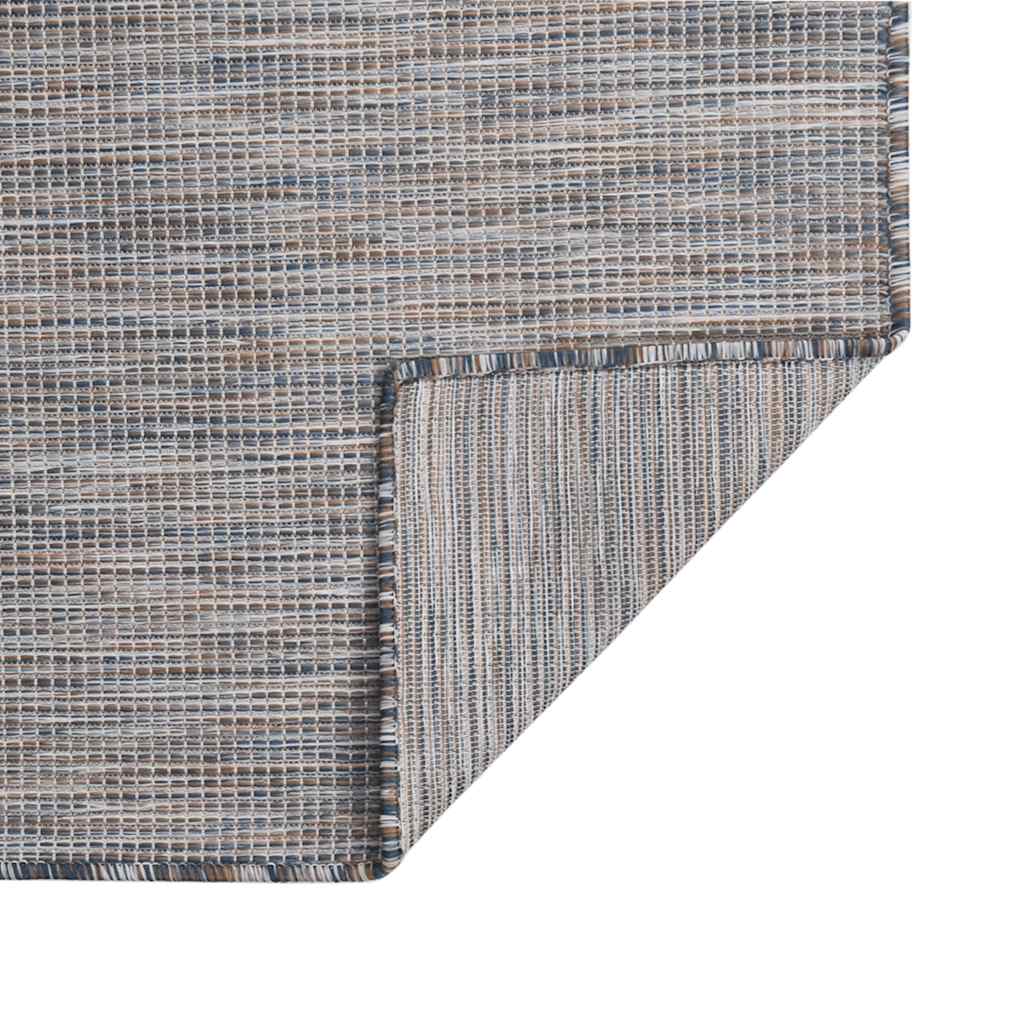 Maison Exclusive - Outdoor-teppich Flachgewebe 100x200 Cm Braun U
