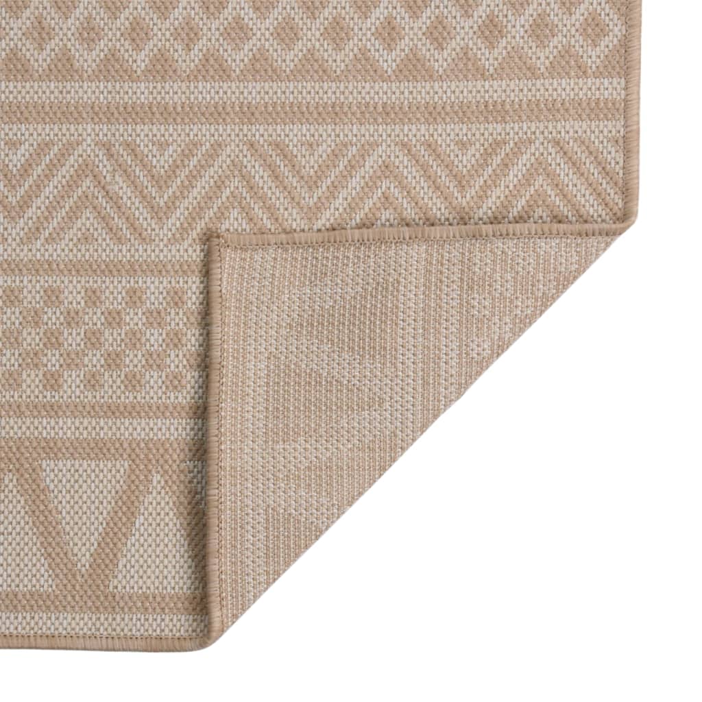 Maison Exclusive - Outdoor-teppich Flachgewebe 120x170 Cm Braun G