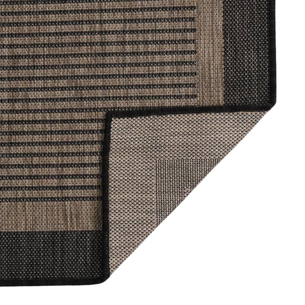 Maison Exclusive - Outdoor-teppich Flachgewebe 120x170 Cm Dunkelb