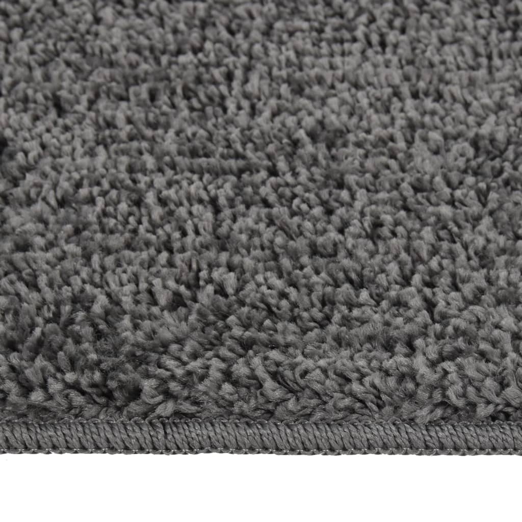 Maison Exclusive - Shaggy-teppich Dunkelgrau 200x290 Cm Rutschfes