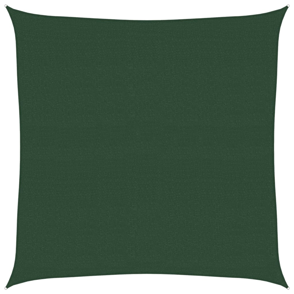 Maison Exclusive - Sonnensegel 160 G/m² Dunkelgrün 6x6 M Hdpe