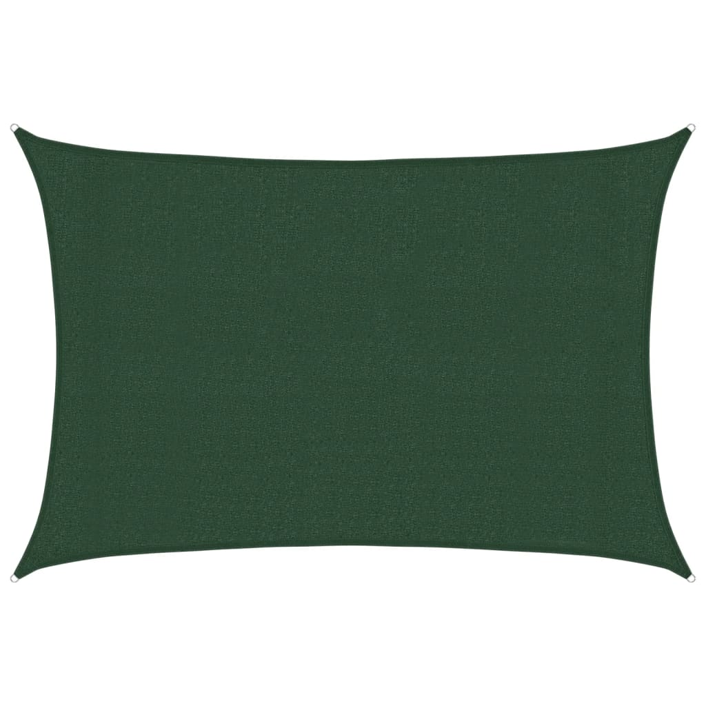 Maison Exclusive - Sonnensegel 160 G/m² Dunkelgrün 3x5 M Hdpe