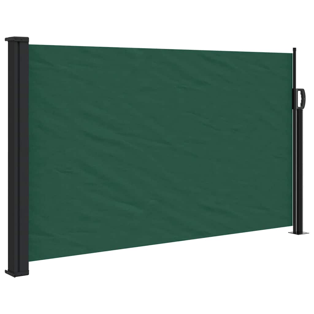 Maison Exclusive - Seitenmarkise Ausziehbar Dunkelgrün 117x300 Cm