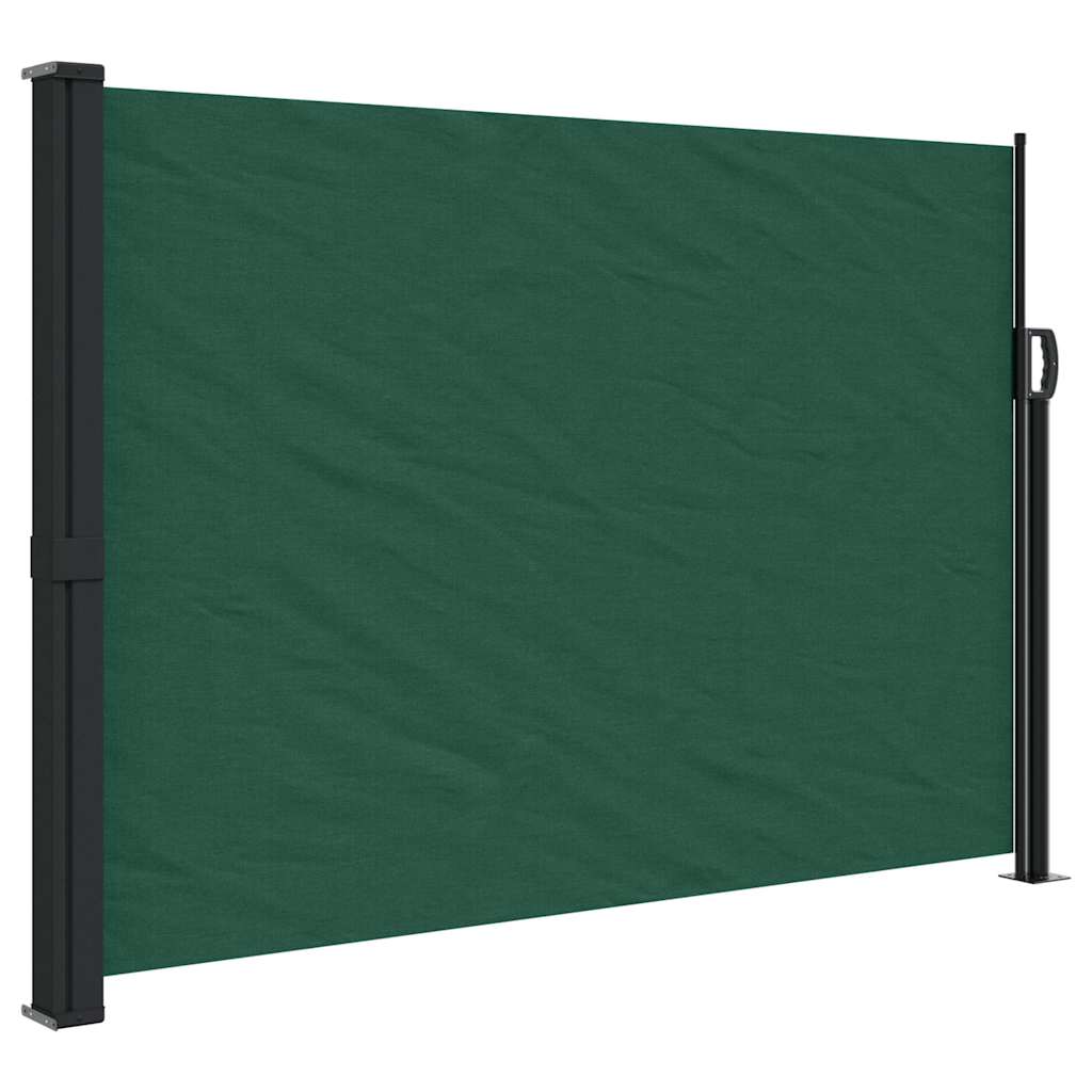Maison Exclusive - Seitenmarkise Ausziehbar Dunkelgrün 140x300 Cm