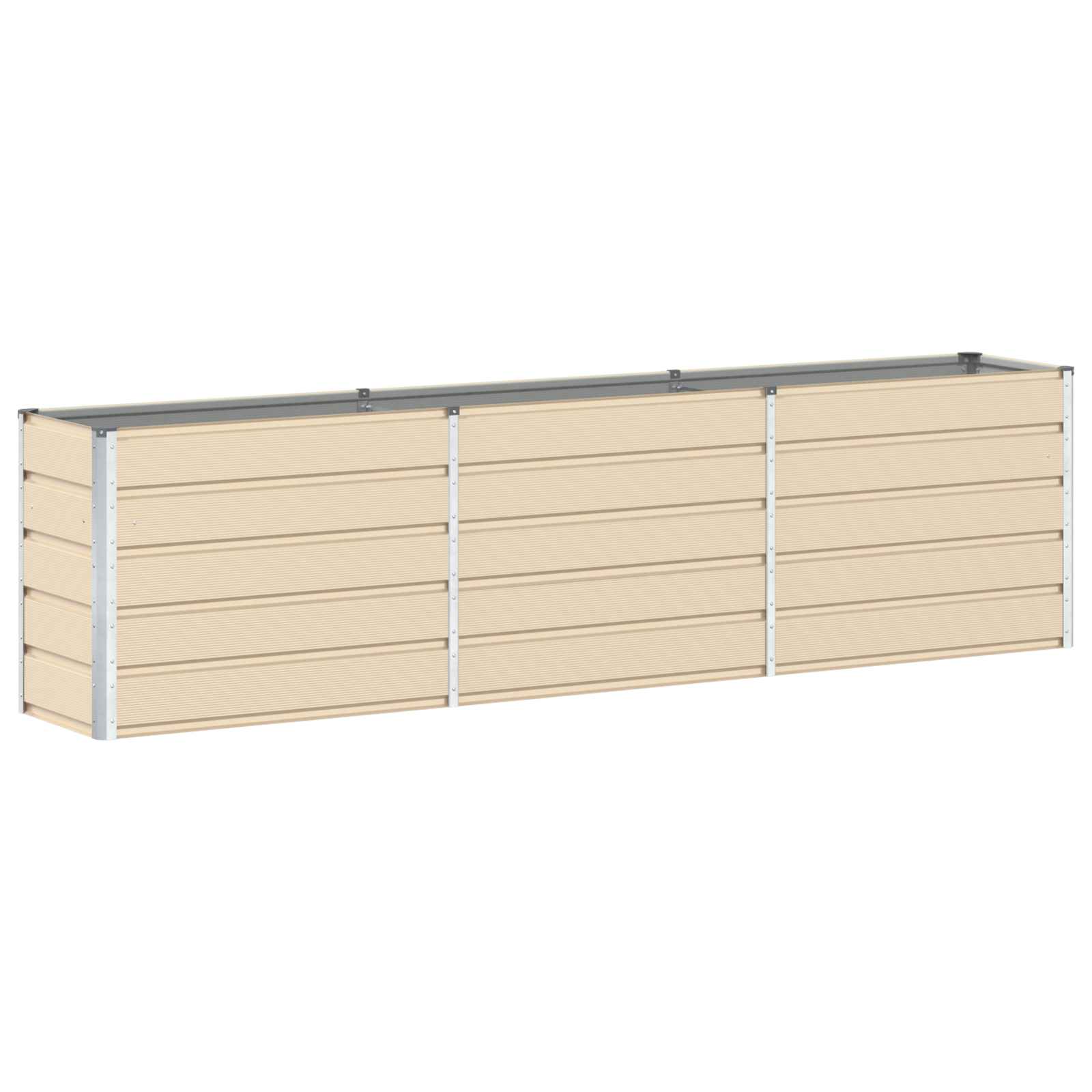 Maison Exclusive - Pflanzkübel Elfenbein 290 X 50 X 75 Cm Verzink