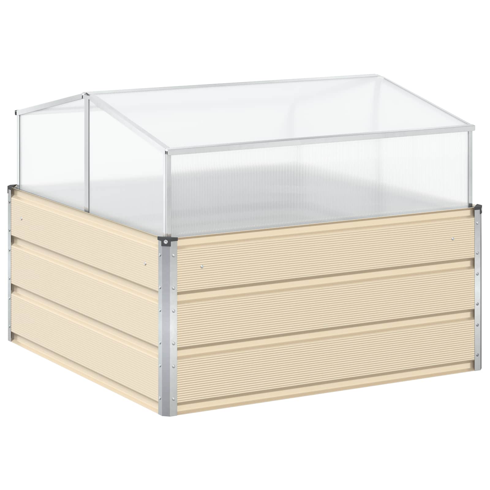 Maison Exclusive - Pflanzkübel Elfenbein 100 X 100 X 77 Cm Verzin