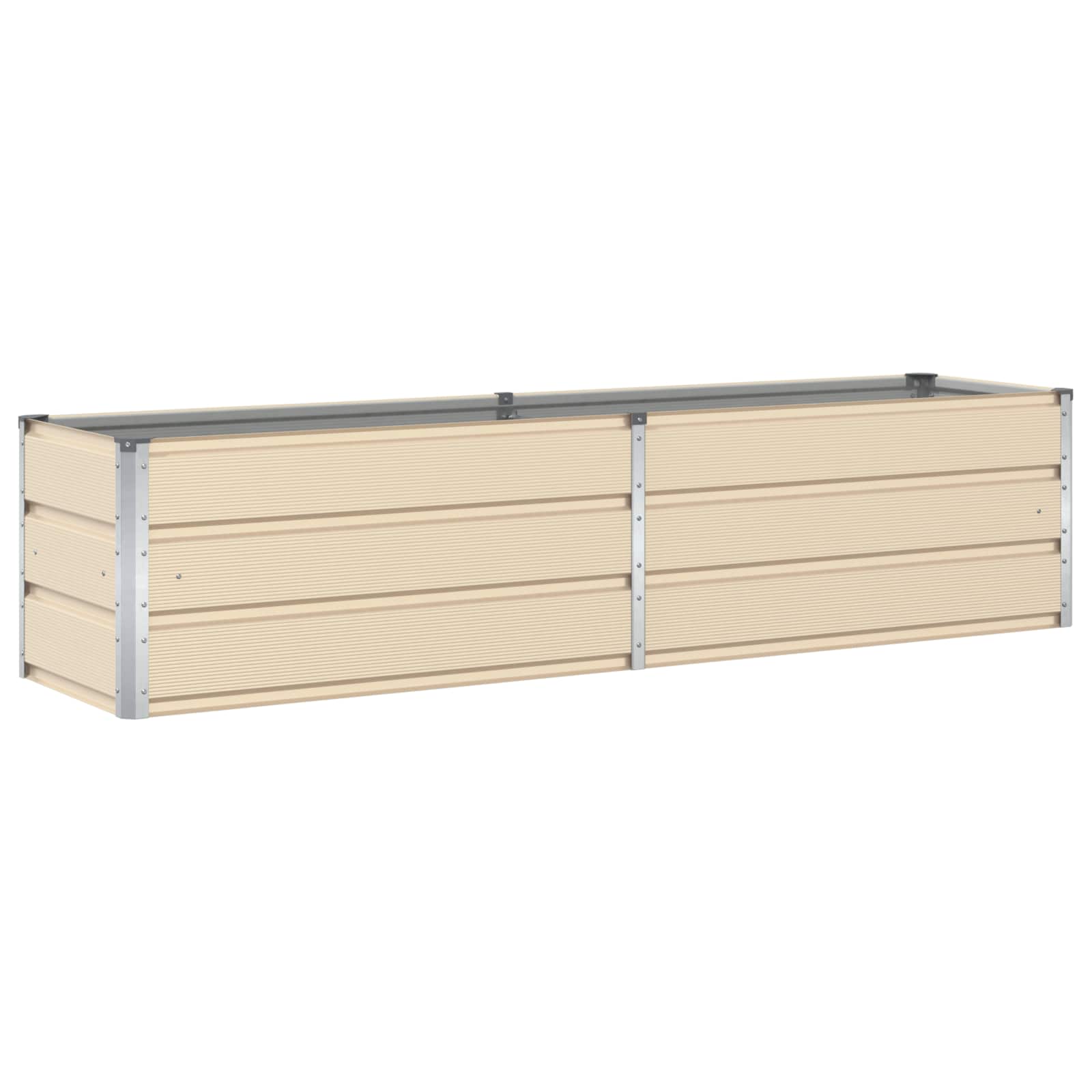 Maison Exclusive - Pflanzkübel Elfenbein 195 X 50 X 45 Cm Verzink