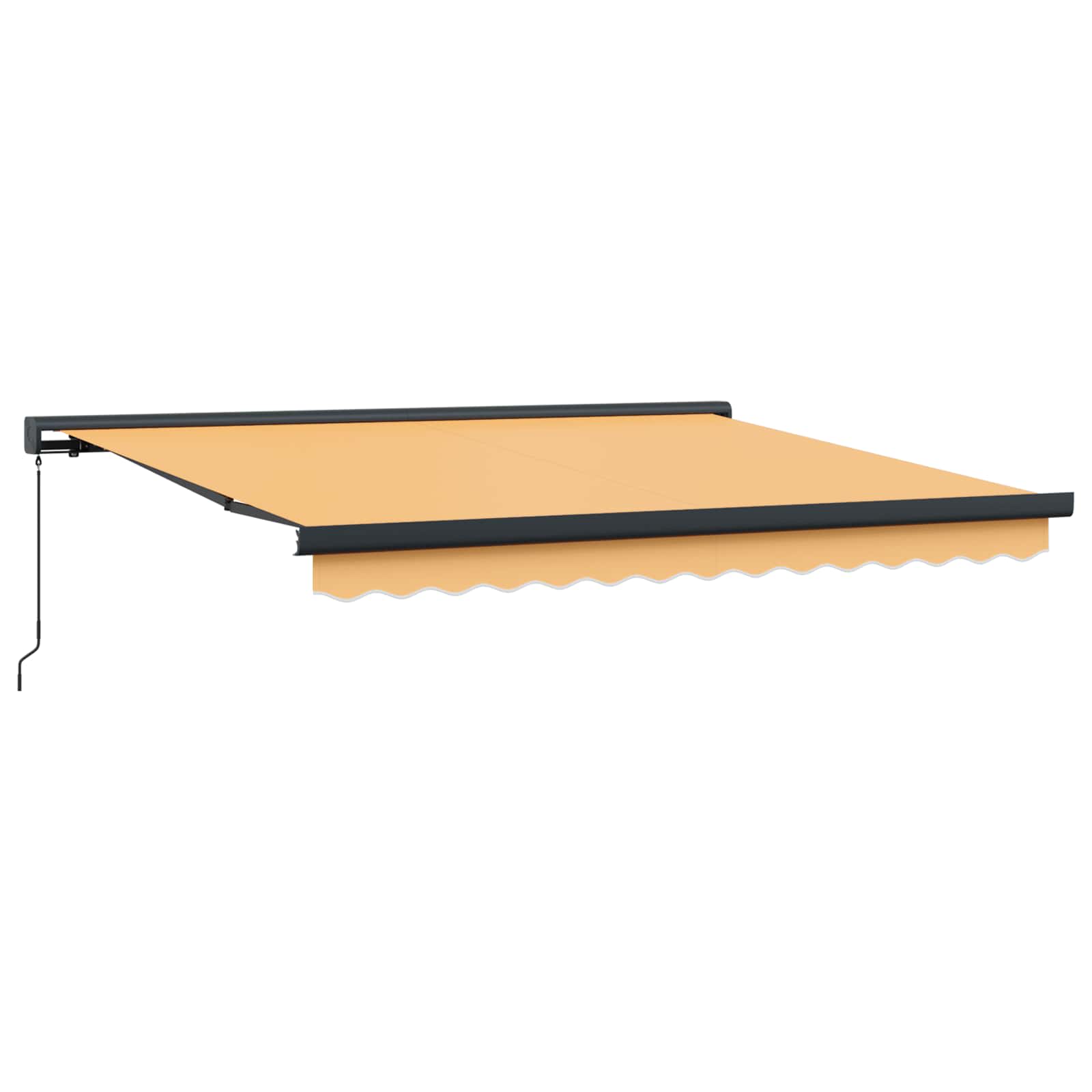 Maison Exclusive - Ausziehbare Markise Sand 350 X 250 Cm Leinen U