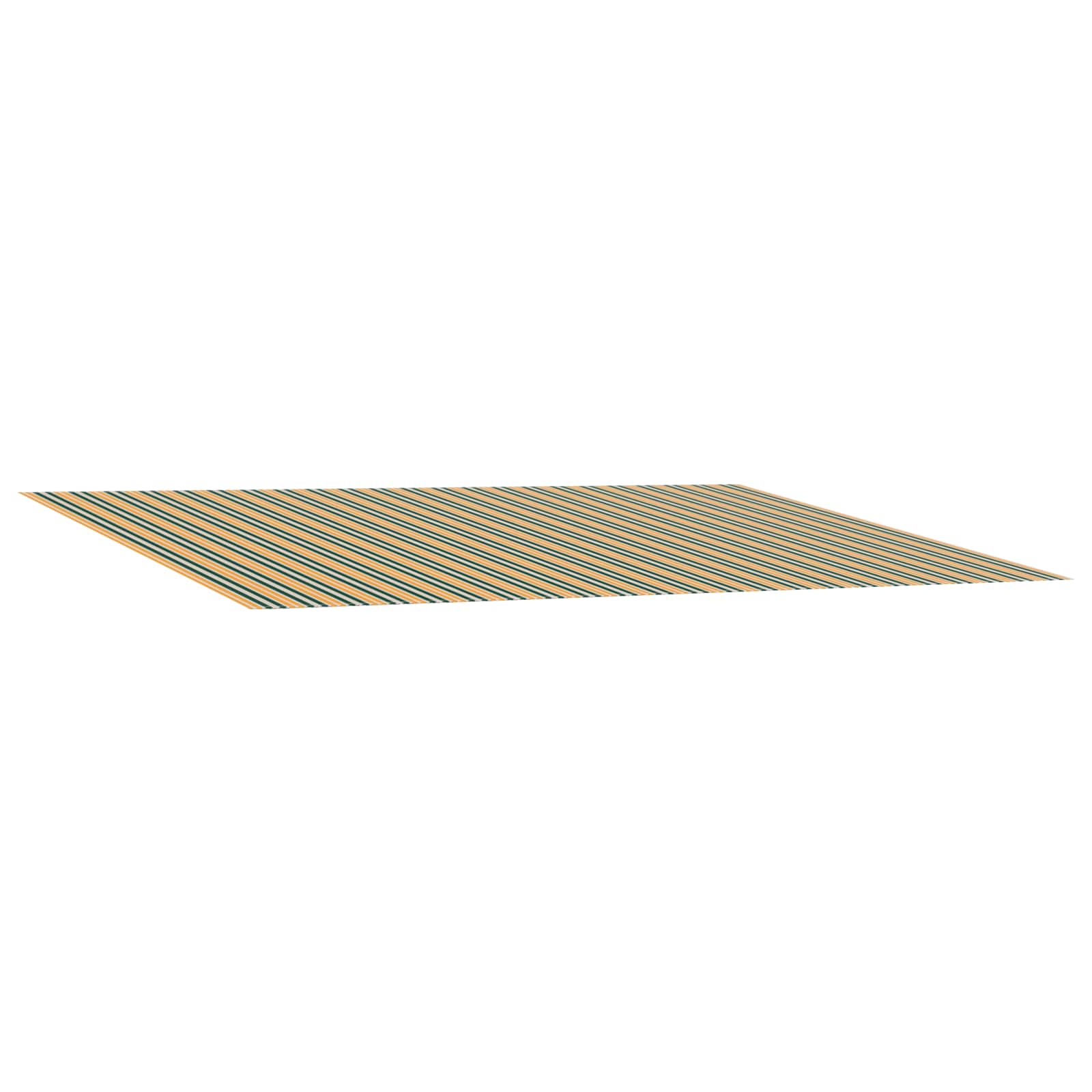 Maison Exclusive - Markisenersatzstoff Grün Und Gelb 300 X 250 Cm