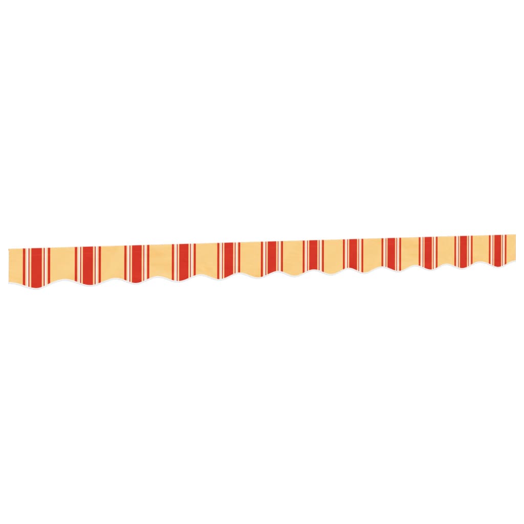 Maison Exclusive - Markisenvolant Gelb Und Orange Gestreift 280x2