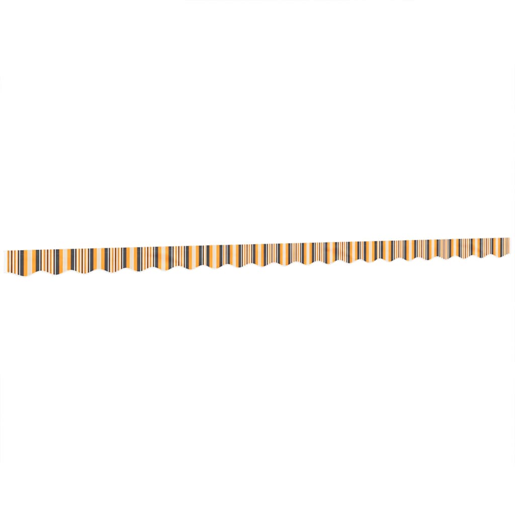 Maison Exclusive - Markisenvolant Gelb Und Grau Gestreift 480x20