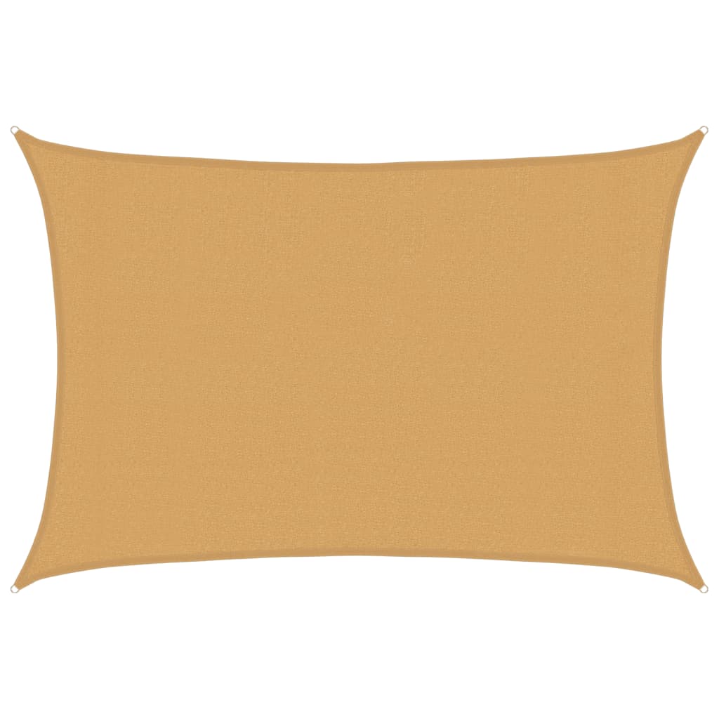 Maison Exclusive - Sonnensegel 160 G/m² Rechteckig Sandfarben 3x4
