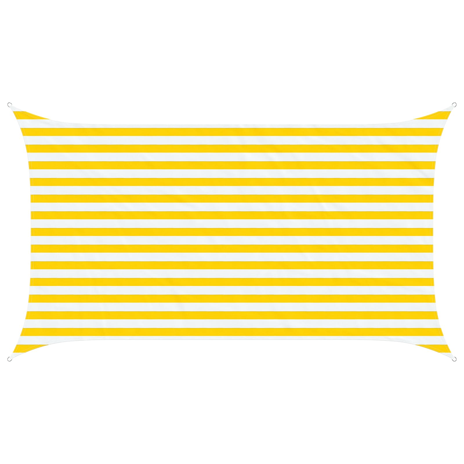 Maison Exclusive - Sonnensegel Gelb Und Weiß 3,5 X 2 M 100 % Poly