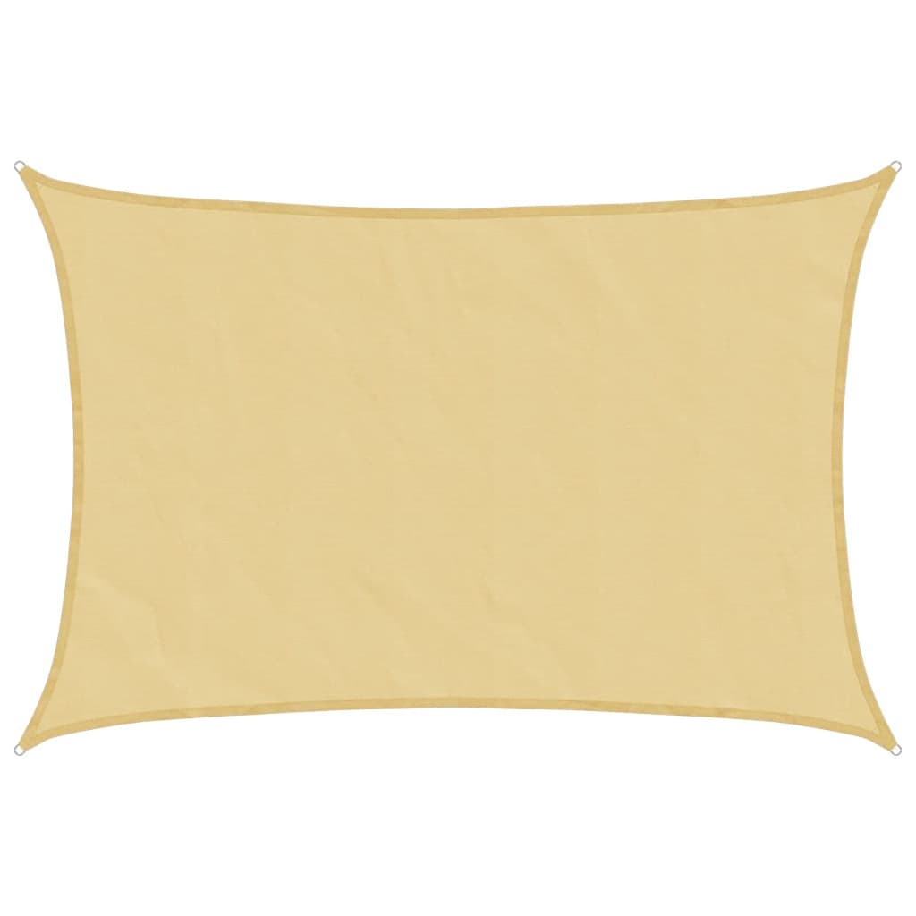 Maison Exclusive - Sonnensegel Sandfarbe 3,5x2,5 M 100% Polyester