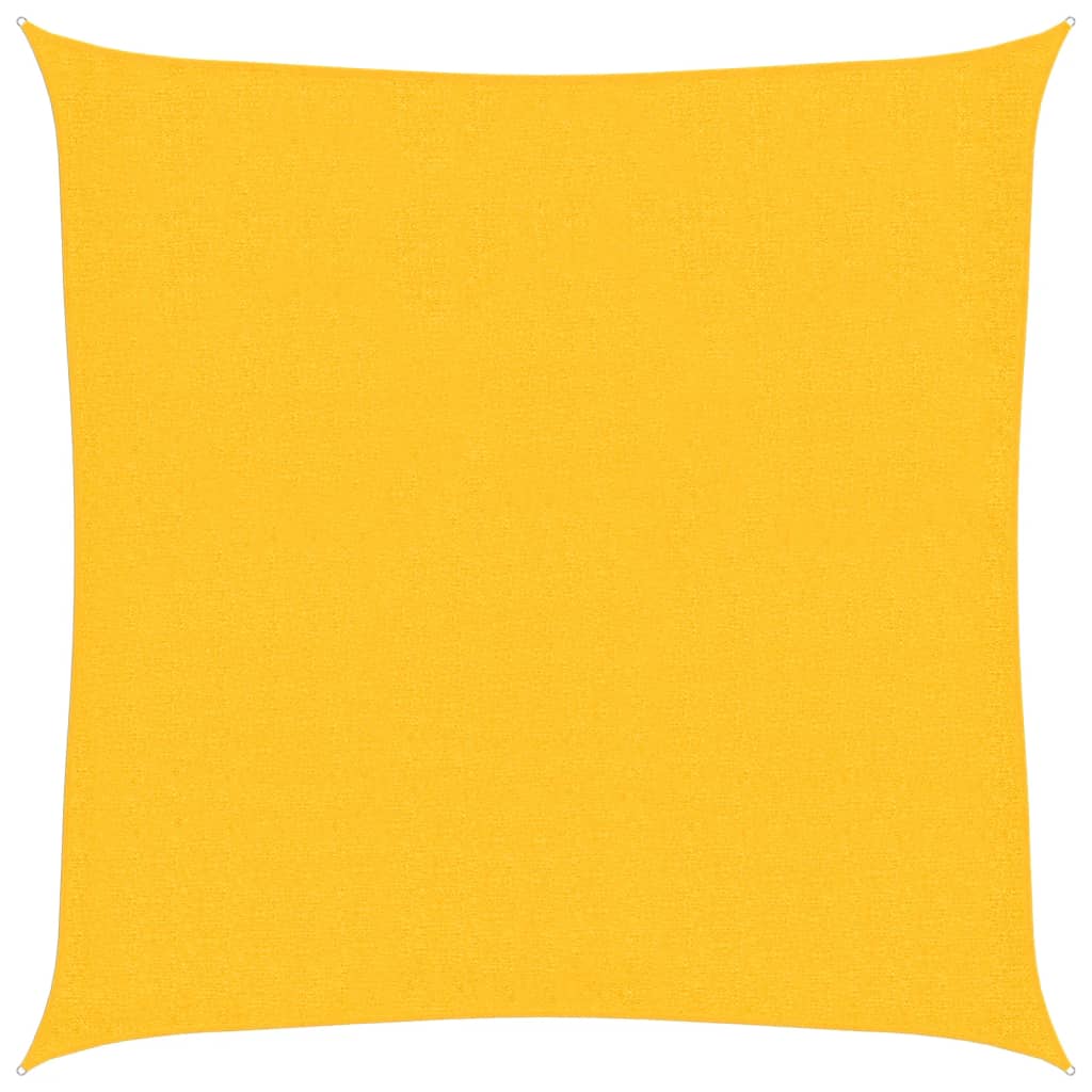 Maison Exclusive - Sonnensegel 160 G/m² Gelb 3,6x3,6 M Hdpe