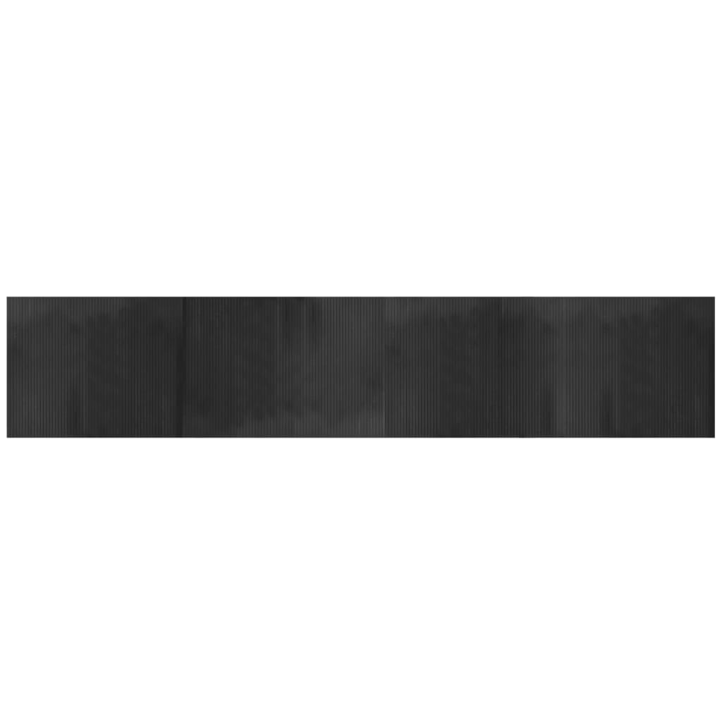 Maison Exclusive - Teppich Rechteckig Grau 80x400 Cm Bambus